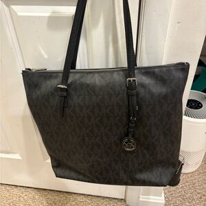 Michael Kors Signature Black Tote